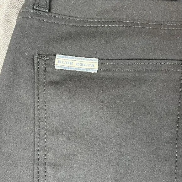 Blue Delta Custom Black Jeans USA Men's 35X28 Stretch Straight PF10 *Read - Picture 11 of 12